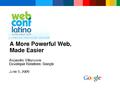 Alejandro Villanueva - Google Inc.